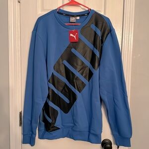 Puma blue sweatshirt NWT XXL